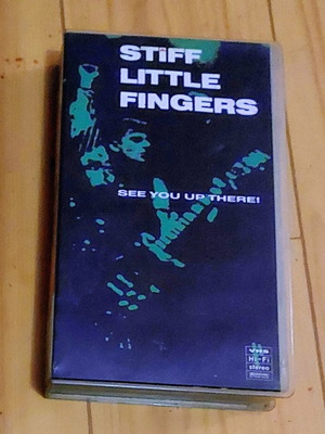 Stiff Little Fingers See You Up There! VHS like new, live punk rock