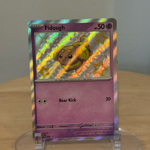 Shiny promo bundle like new with Fidough SVP069, Greavard SVP070, Maschiff SVP071