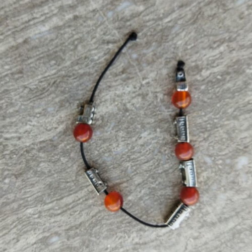 Silver 925 Begleri Train with Amber Beads new