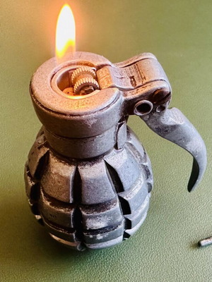 MK2 Grenade Lighter used, sturdy metal construction