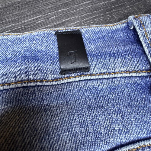 7 For All Mankind jeans used, blue denim, sizes M and L