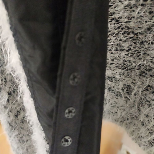 BIBA mohair pullover new, black and gray, gothic style