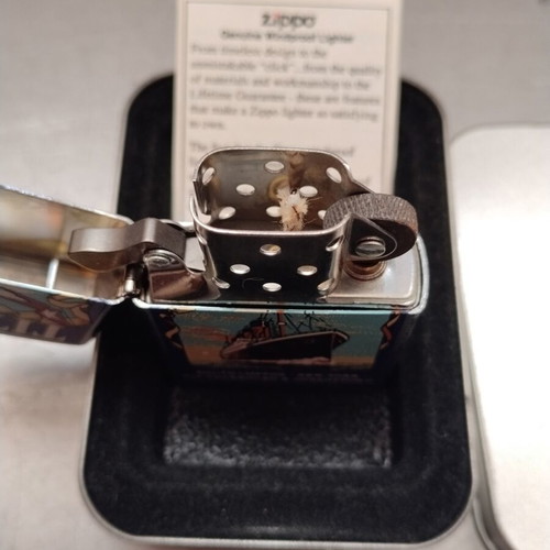 Zippo Titanic White Star Line lighter vintage new with box