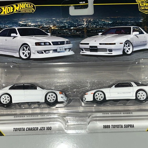 Hot Wheels 2026 Car Culture Premium 2-pack, Toyota Chaser JZX100 & 1989 Toyota Supra