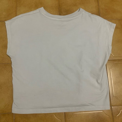 H&M short-sleeve shirt like new, kids white size 152 cm