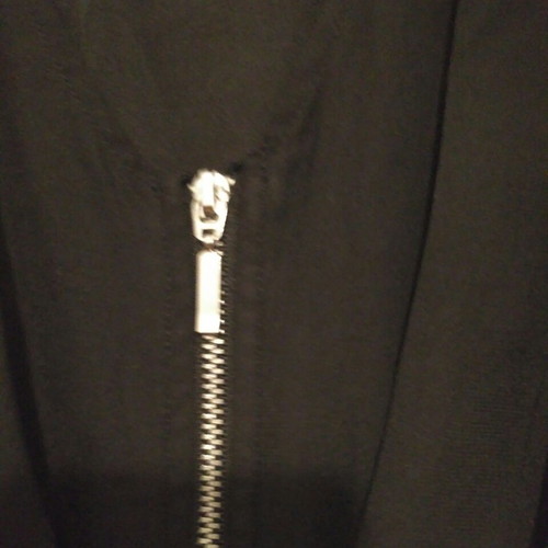 H&M black short sleeveless dress used, size 40
