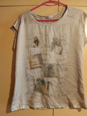 Makó blouse like new, beige, size M