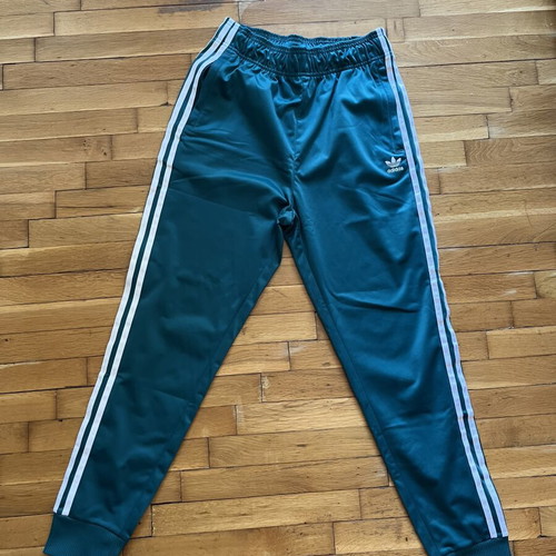 Adidas tracksuit like new, blue-turquoise striped
