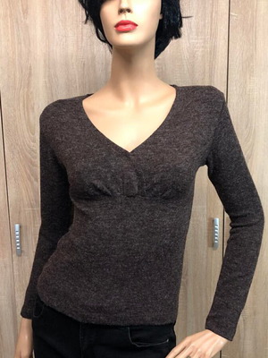 Μπλούζα Mauroudis S σαν καινούργια, καφέ