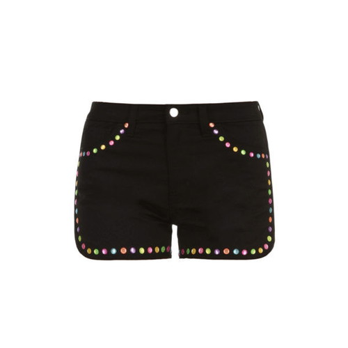 Love Moschino denim shorts used, size L, colourful studs