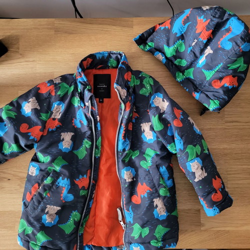 Name It dinosaur jacket used, 104 cm (4 years)