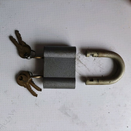 Vintage Dual Custody Russian Padlock used
