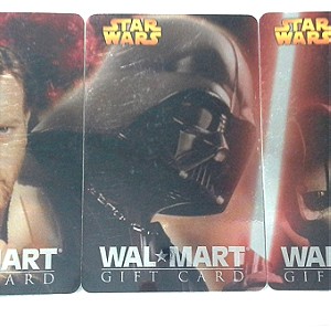 Gift cards με STAR WARS ηρωες