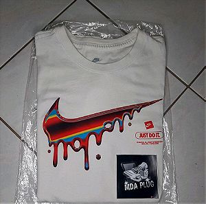 Αντρικη Μπλουζα Nike Sportwear Κοκκινο Ασπρο
