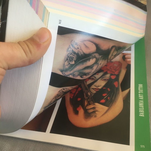 Tattoo book Animation Tatuatori Italiani 2013 with artist information