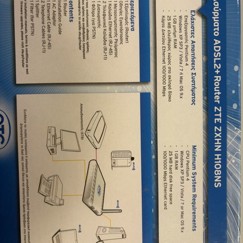 Adsl 2 Router Zte refurbished