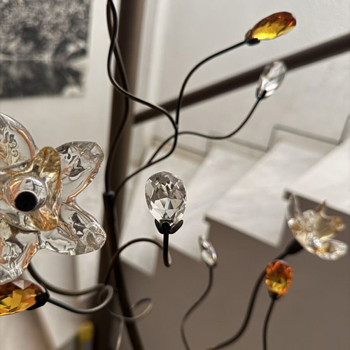Floor lamp with Swarovski like new
