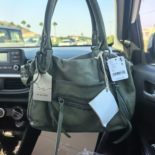 Free People Emerson leather shoulder tote bag, new with tags