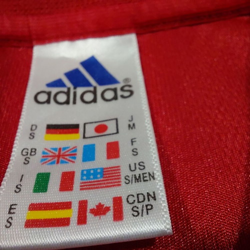 Adidas Vintage 1990s Shirt Size S White and Red like new