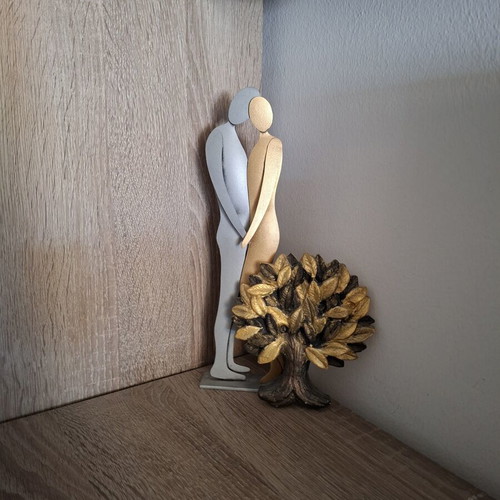 Decorative home set like new in gold, gray and black tones