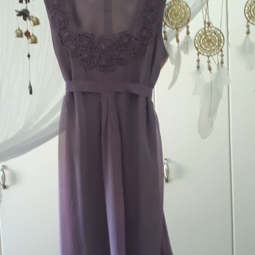 Katerina Dapi dress purple medium like new, handmade