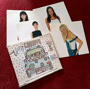 SPICE GIRLS - GOODBYE CD SINGLE + AUTOGRAPH POST CARDS - LIMITED EDITION