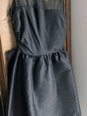 Karl Lagerfeld for H&M vintage silk dress like new, black, size S