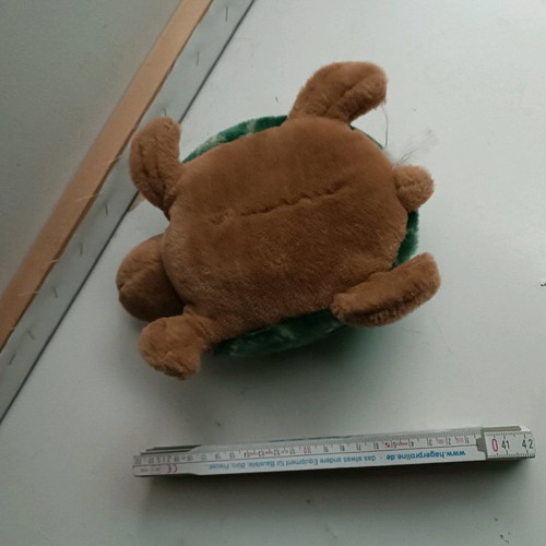 Plush turtle used