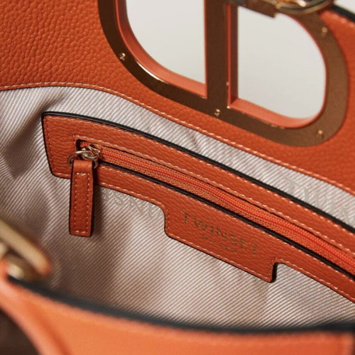 Twinset orange women's shoulder bag