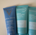 After Sun Vichy and Bioderma set 4x100 ml new