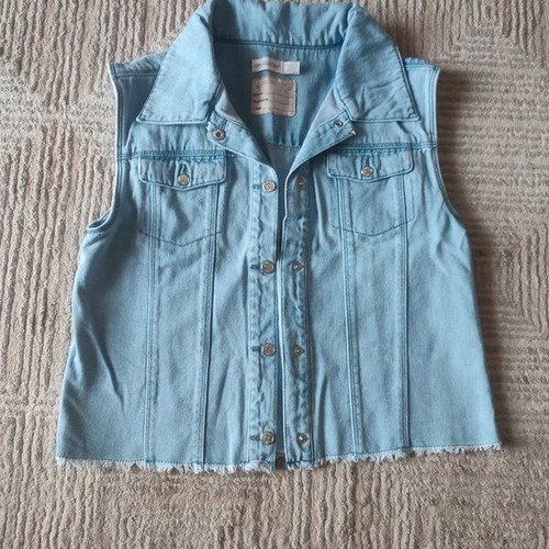 Denim vest Orchestra like new, 14Y 164cm, turquoise