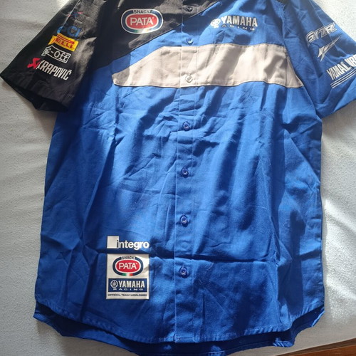 Yamaha Racing WorldSBK Paddock Shirt size S new