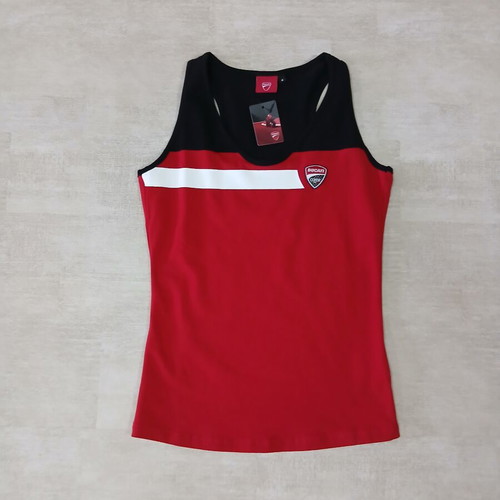 Ducati women's tank top new, size M, cotton blend