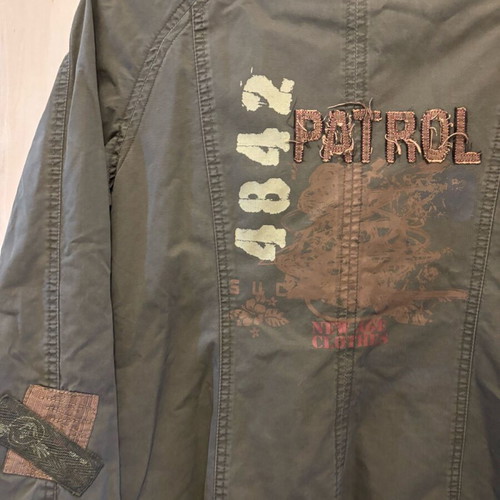 Jacket used, size L, gray
