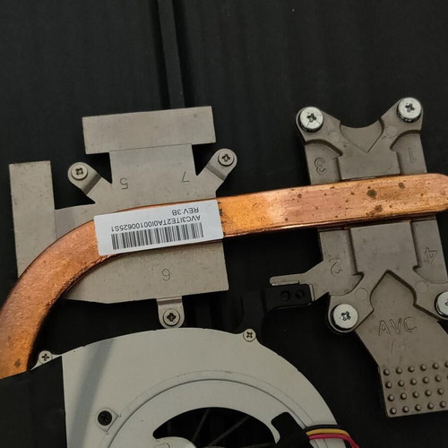 Laptop Cooling System AVC ADDA used with Fan and Heatsink