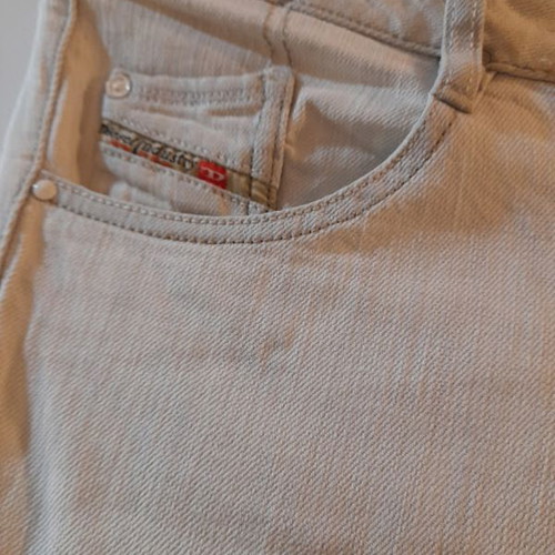 Diesel jeans like new, size 29, white and gray