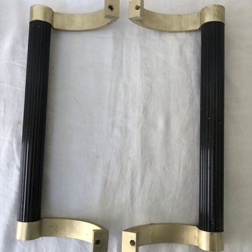 Vintage door pull handles anodized aluminum 70’s