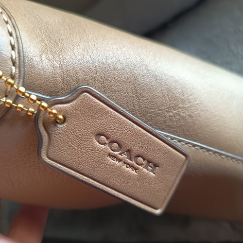 Coach Brooklyn 28 shoulder bag like new, dark stone