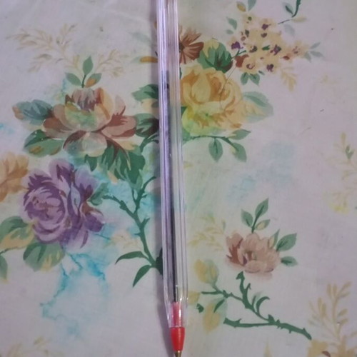 Pen with red ink, new