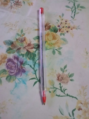 Pen with red ink, new