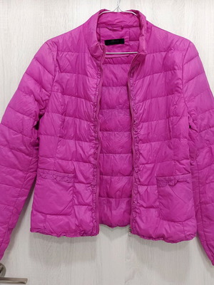Rococo puffer jacket like new, pink, size L