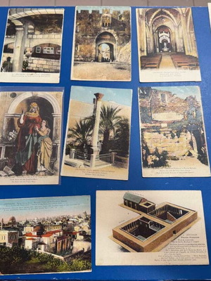 Collectible Jerusalem postcards like new, set of 12 pieces