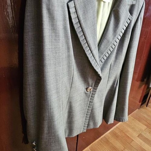 Escada suit jacket used, gray, size L