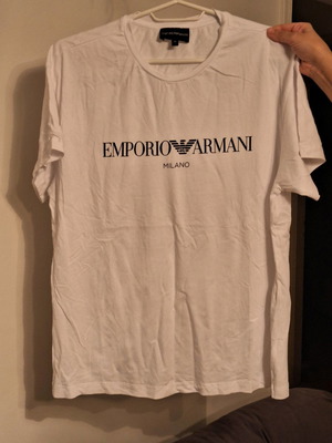 Emporio Armani T-shirt μεταχειρισμένο, άσπρο, μέγεθος M
