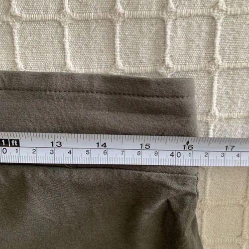 Bermuda shorts L/XL, grey green, below knee