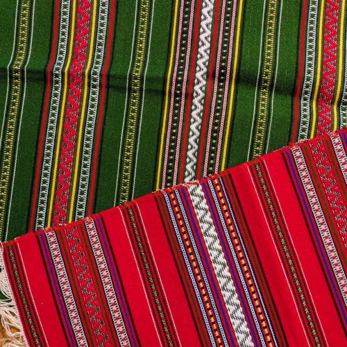 Woven table runner new with warm colors 92x45