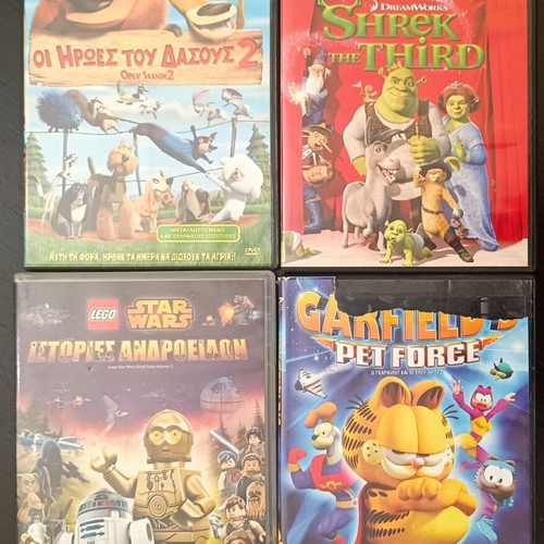 Children's movies DVD like new, pack of 30 dubbed