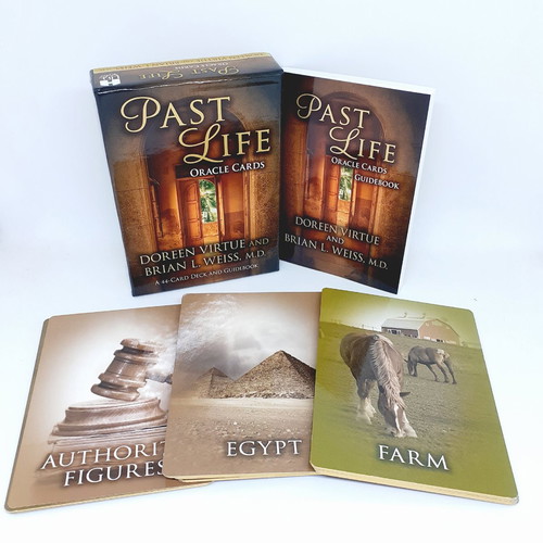 Past Life Oracle Cards set of 44 cards like new
