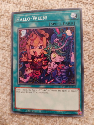 Yu-Gi-Oh! Hallo Ween κάρτα σαν καινούργια