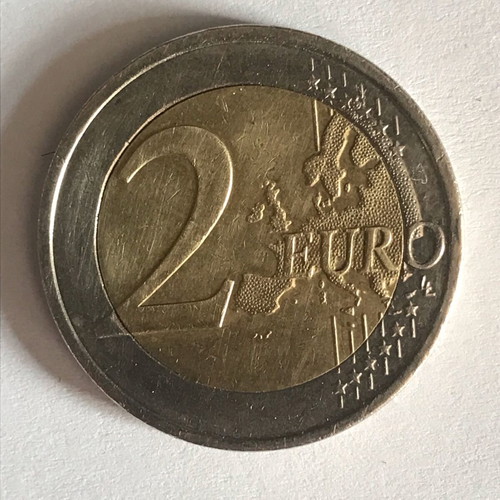 Greece 2 euro 2016 like new, 120th anniversary of Dimitris Mitsopoulos birth